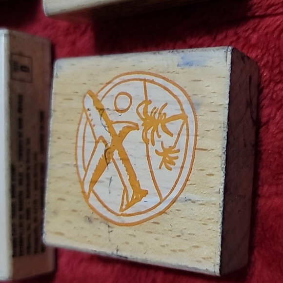 Set of 6 Travel Themed Rubber Stamps - Picture 4 of 7